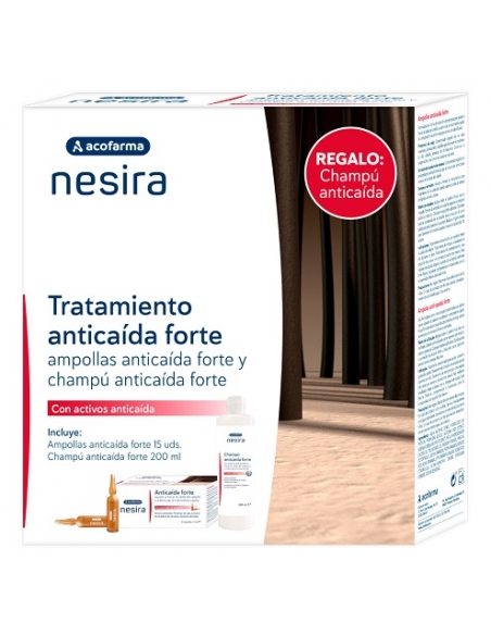 Acofarma Nesira anticaída champú y ampollas