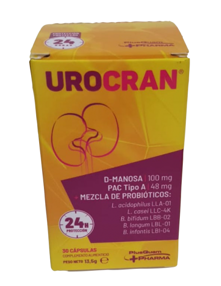 Urocran 30 Cápsulas Arándano y Probiótico ITU | FarmaViesques
