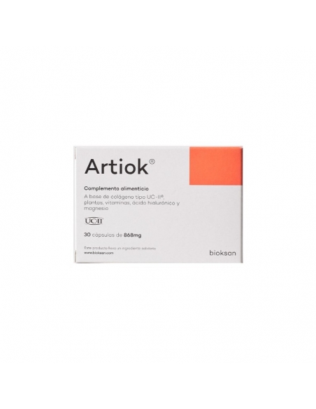 Artiok Bioksan 30 Cápsulas, complemento para las articulaciones