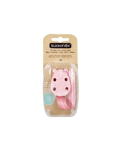 Broche oso con cinta Suavinex