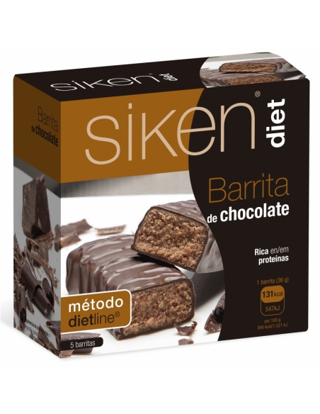 Sikendiet barrita chocolate 5 unidades