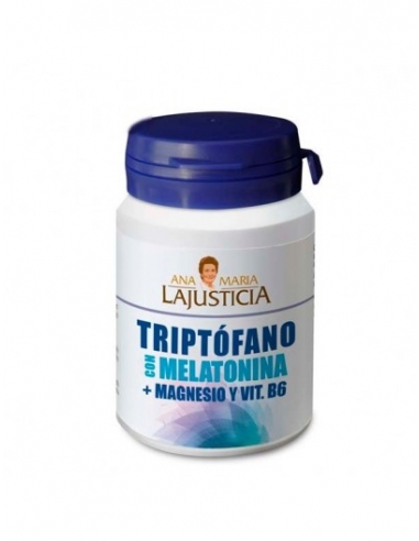Triptófano con melatonina, magnesio y vitamina B6 Ana María Lajusticia 60 comprimidos