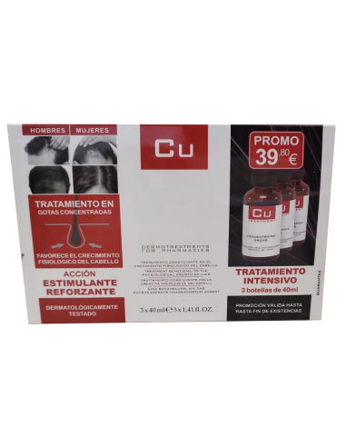 Vital Plus C+U Intensivo 3 frascos Fortalece pelo - FarmaViesques
