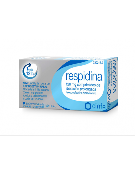 Respidina 120 Mg 14 Comprimidos Prolongada