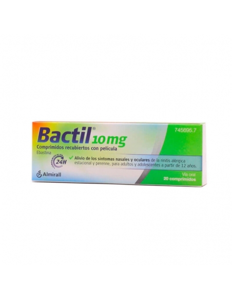 Bactil 10 Mg 20 Comprimidos