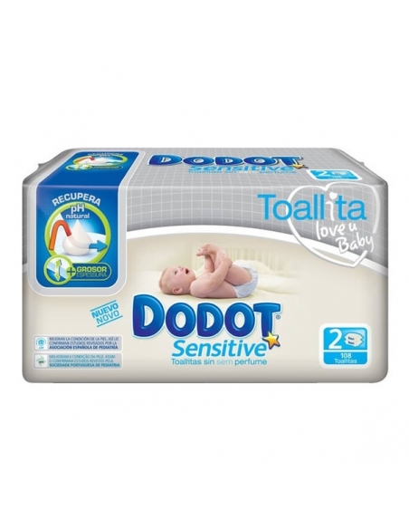 Dodot Sensitive Recambio Toallitas 108 uds     