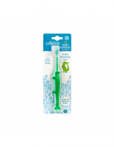 Cepillo Dental Infantil Dr Brown´s Cocodrilo 1-4 Años