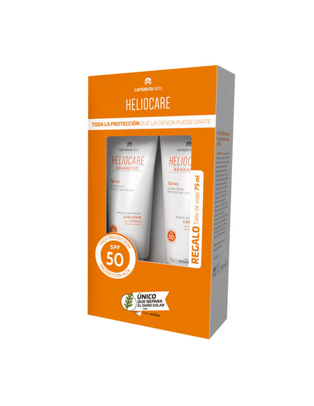 Heliocare Pack Spray 200 Ml Spf50 + Advanced Spray 75 Ml