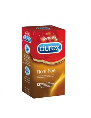Durex Real Feel Profilácticos Sin Latex 12uds     