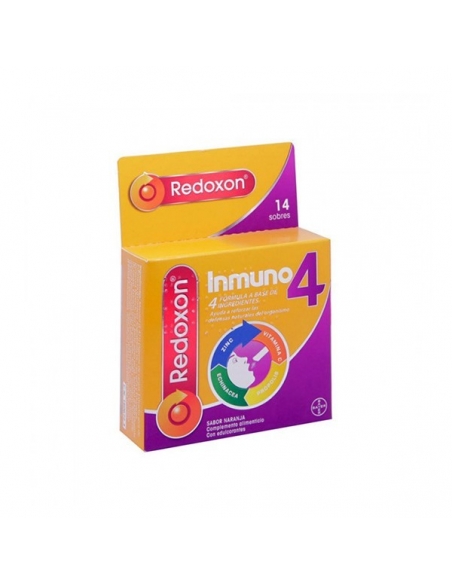 Redoxon Inmuno 4 Sobres Naranja 14uds           