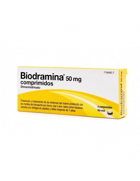 Biodramina 4 Comprimidos