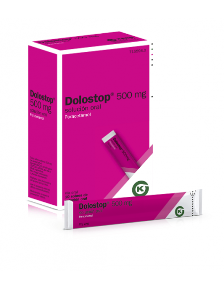 Dolostop 500 Mg 10 Sobres Solución Oral 10 Ml