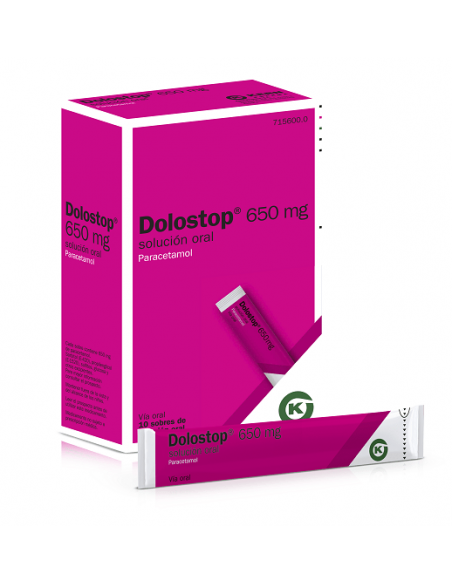 Dolostop 650 Mg 10 Sobres Solución Oral 10 Ml