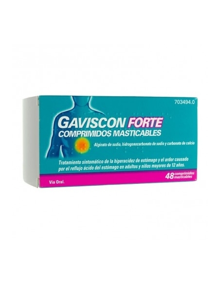Gaviscon Forte 48 Comprimidos Masticables