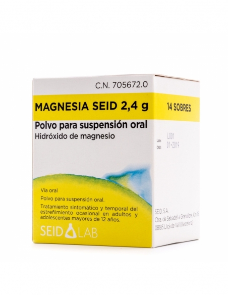 Magnesia Seid 2.4 G Polvo 14 Sobres Limon
