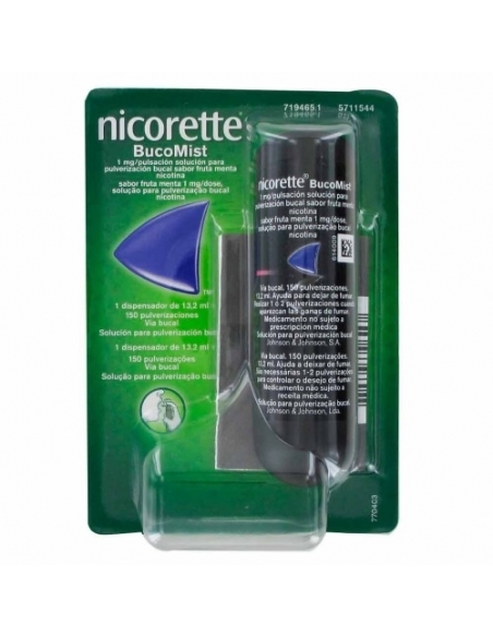 Nicorette Bucomist Fruta Menta