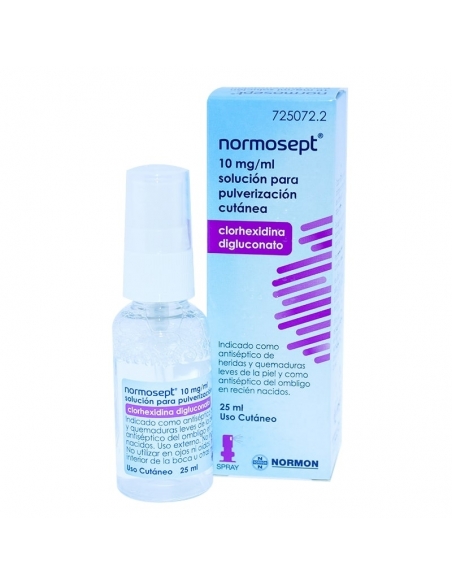 Normosept 10Mg/Ml Pulverizador Cutaneo 1X25Ml