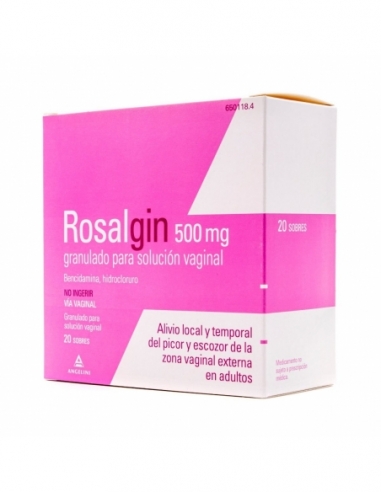 Rosalgin 500 Mg 20 Sobres