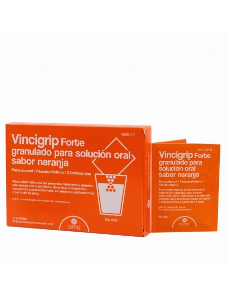 Vincigrip Forte 10 Sobres Naranja