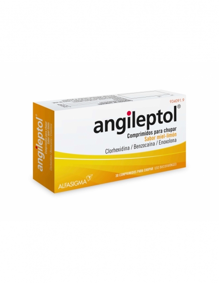 Angileptol Miel Limon 30 Comprimidos