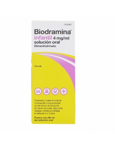 Biodramina Infantil 60 Ml Solución