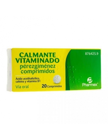 Calmante Vitaminado 20 Comprimidos