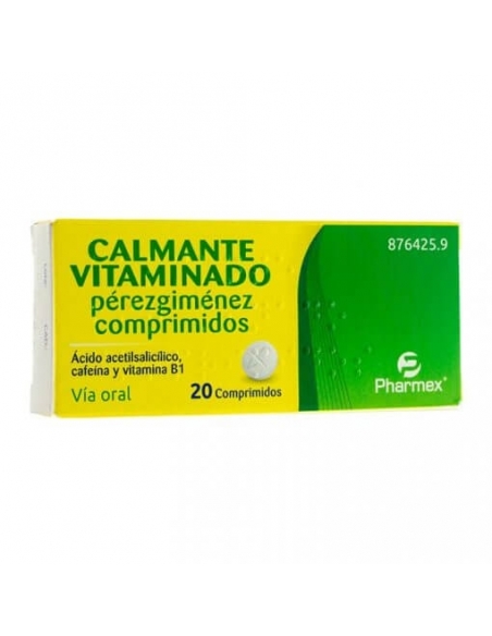Calmante Vitaminado 20 Comprimidos