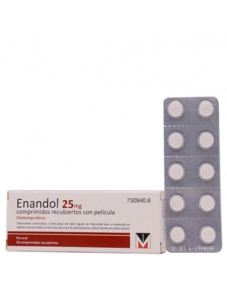 Enandol 25 Mg 10 Comprimidos