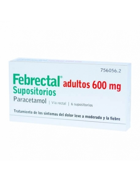 Febrectal Adultos 6 Supositorios