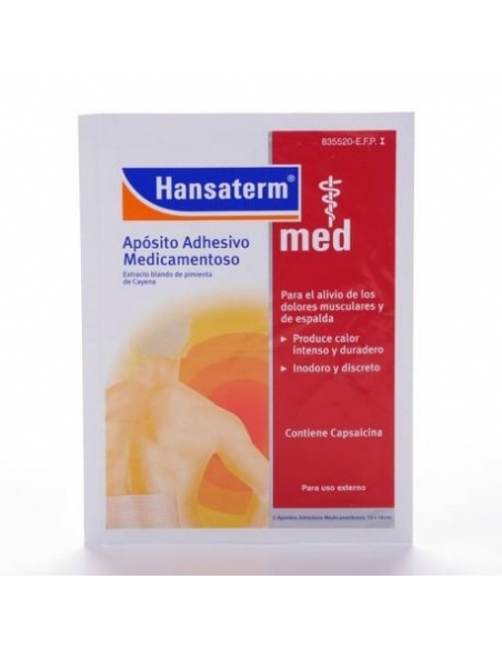 Hansaterm 2 Parches Cápsulas Aicina 12X18
