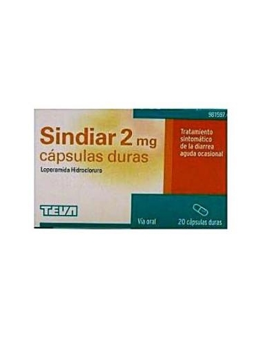 Sindiar 2 Mg 20 Cápsulas