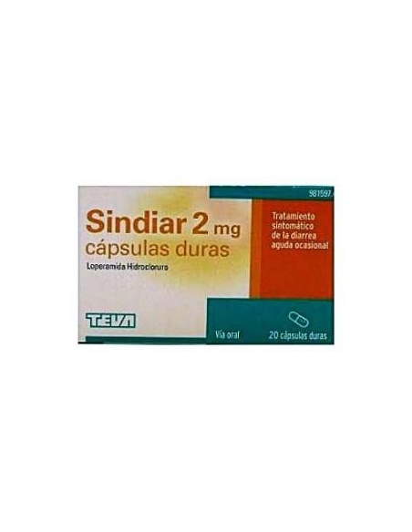 Sindiar 2 Mg 20 Cápsulas