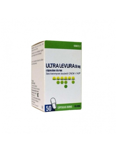 Ultra Levura 50 Mg 50 Cápsulas