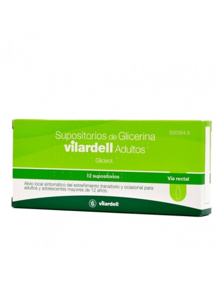 Vilardell Adultos 12 Supositorio Glicerina