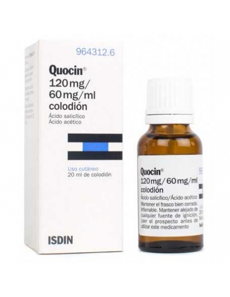 Quocin Solución 20 Cc Antiverrugas Callicida