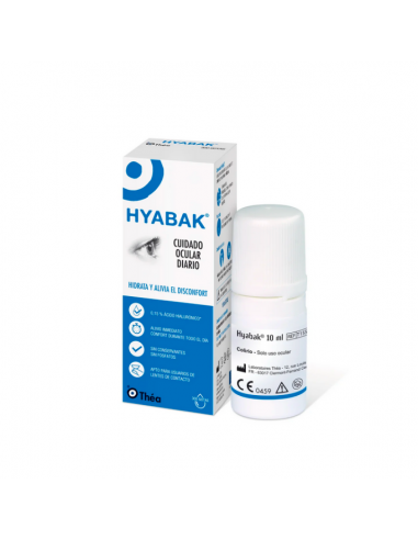 Gotas Hyabak 0.15% gtt.oph. 5 ml con ácido hialurónico