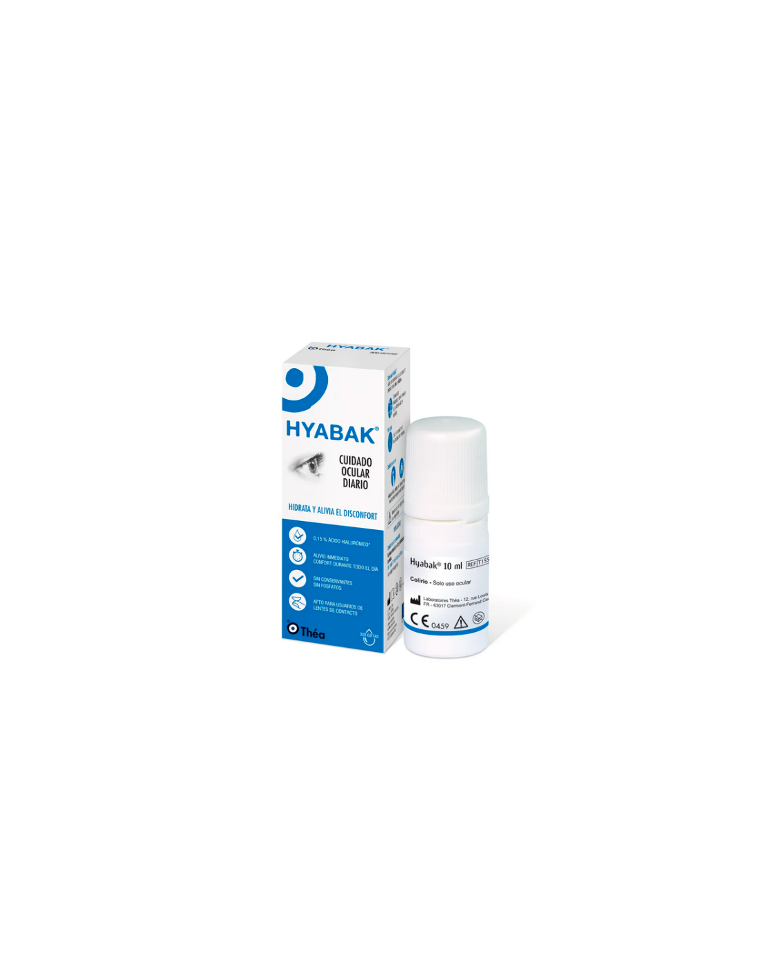 Hyabak Solución Hidratante Ocular, 10 ml