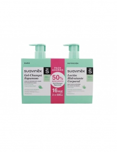 Suavinex Duplo Gel Espumoso + Locion  Pack 500 ml
