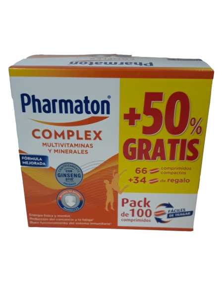 Pharmaton Complex Promo 66+34 Comprimidos