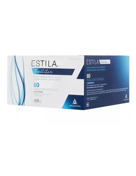 Estila 60 Toallitas Higiene estériles.