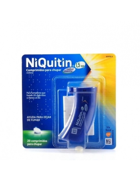 Niquitin menta 1.5 mg 20 comprimidos