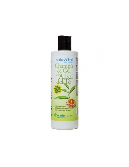 Saluvital Champú & Gel de Arbol de Té 300ml