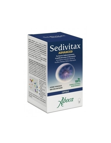 Sedivitax advanced 30 capsulas: Su fórmula compuesta de pasiflora, valeriana, melisa y espino blanco ayuda a la fácil conciliaci