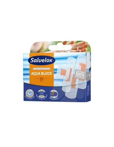 Salvelox Tiritas 3 Tamaños Resistentes al Agua 16uds