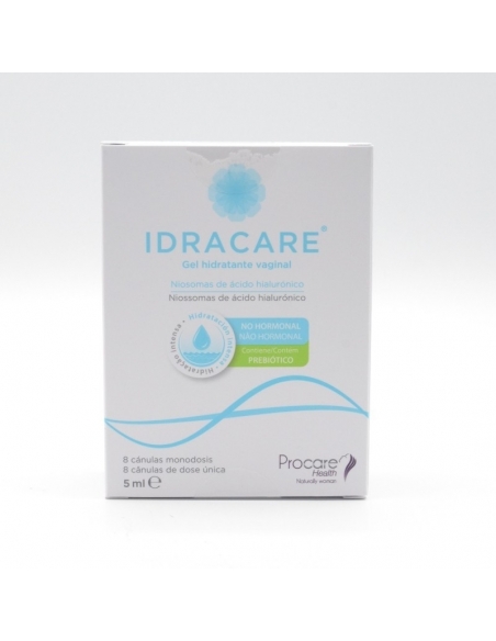 Idracare gel hidratante vaginal 8 canulas 5 ml