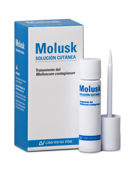Molusk solución cutánea 3 gr