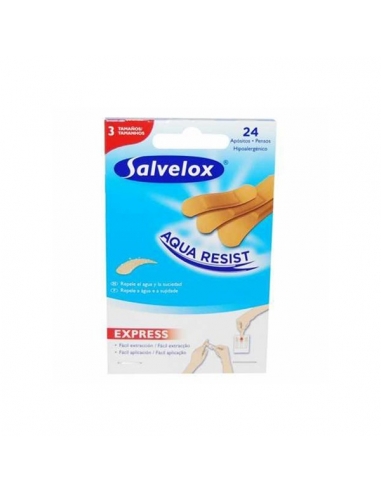 Salvelox Tiritas 3 Tamaños Resistentes al Agua 24uds