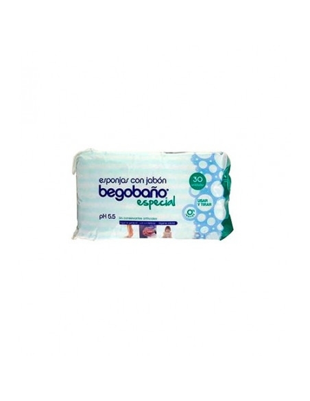 Esponja jabonosa bego baño 30 unidades