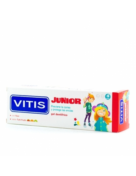 Gel dentífrico vitis junior 75 ml
