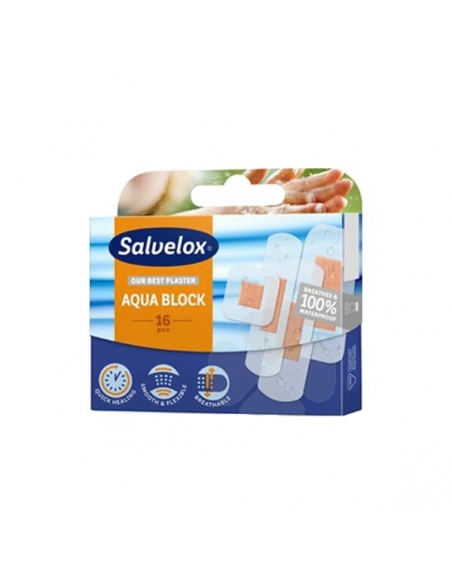 Salvelox Tiritas 5 Tamaños Resistentes al Agua 40uds